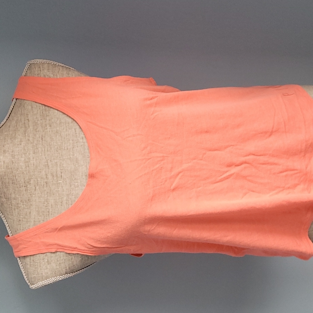 VS PINK Coral Low Back Loose Fit Tank Size XS